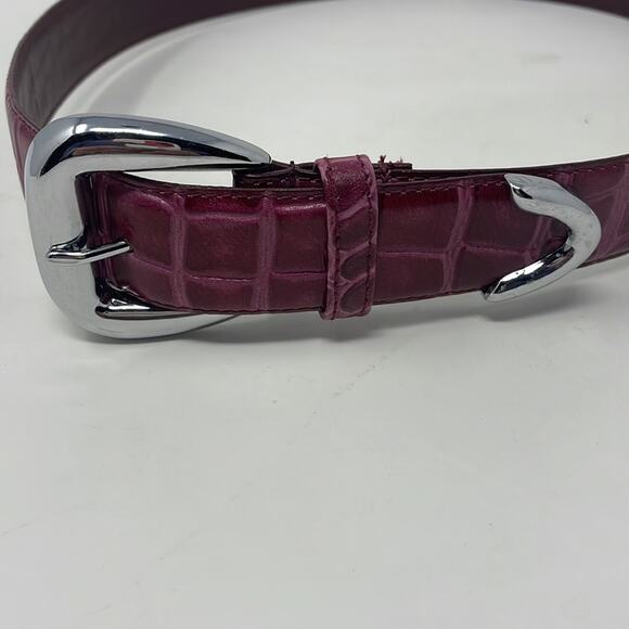 Morgan Taylor leather alligator belt bundle women’s S - Picture 2 of 9